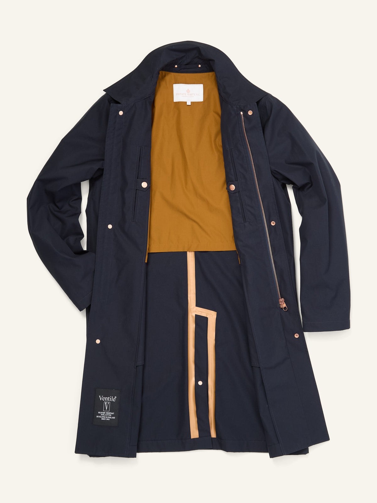 Jack's Ventile Mac Navy