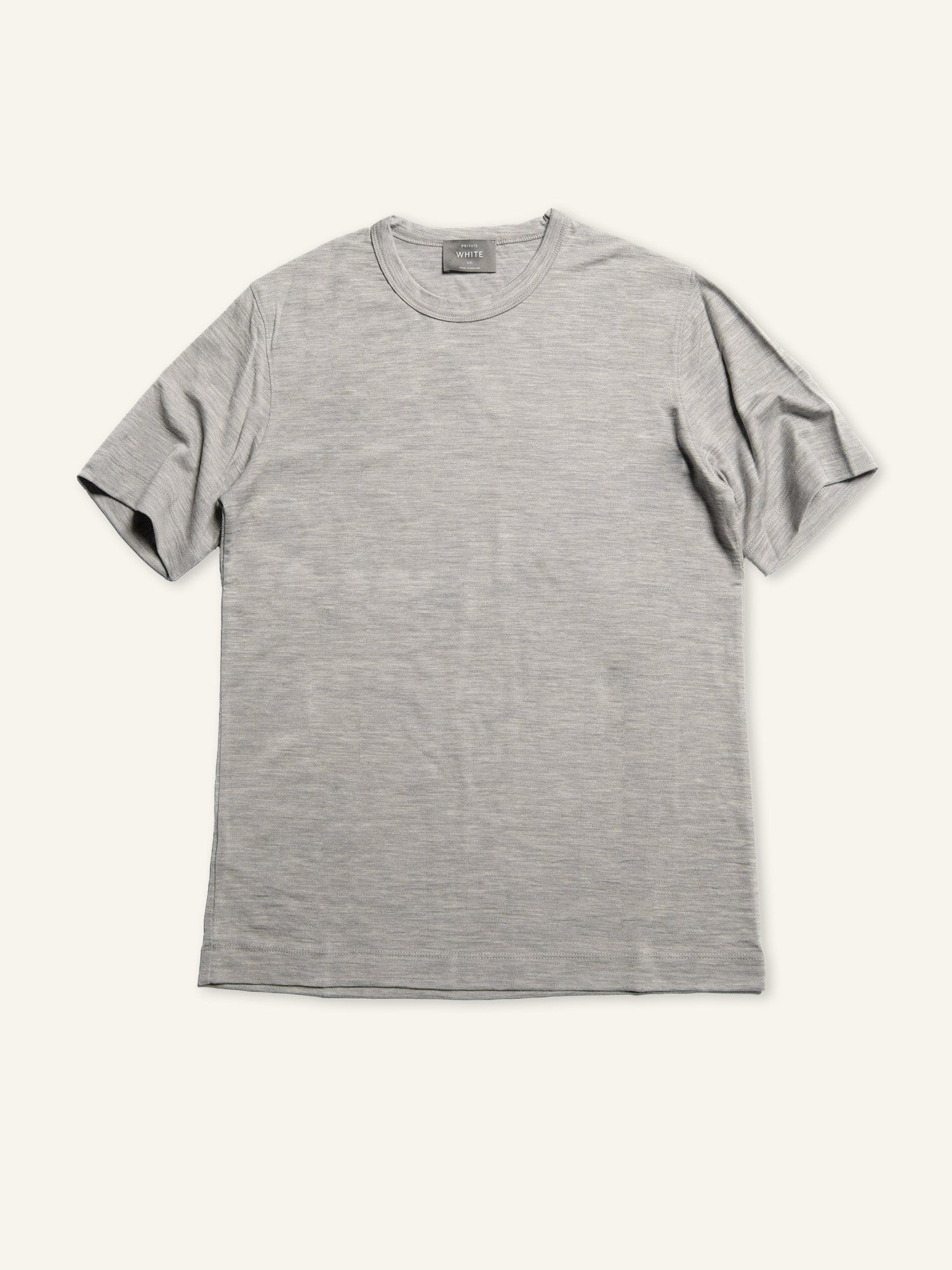 The Merino T-Shirt Grey Melange