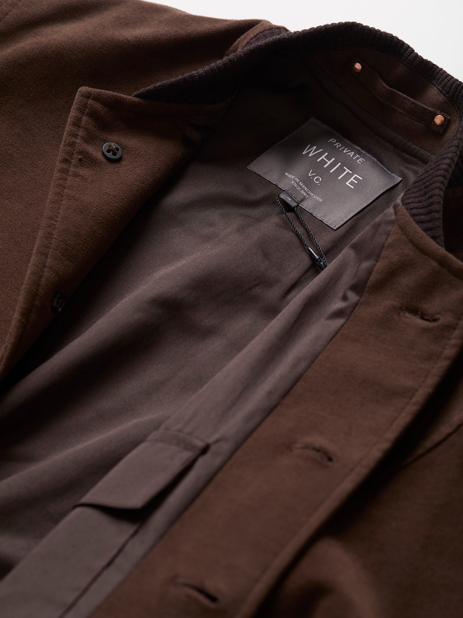 The Moleskin Bomber Brown