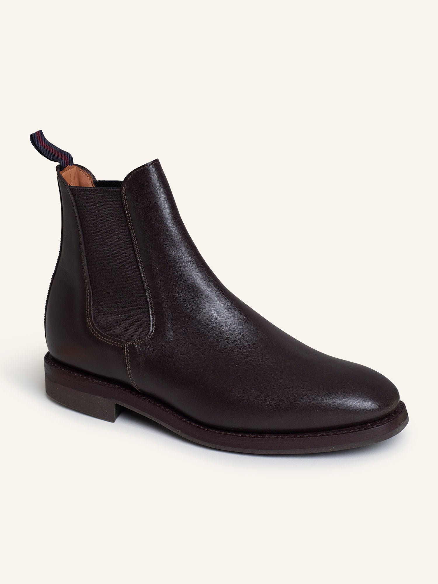 Liam Chelsea Boots Dk Brown Calf