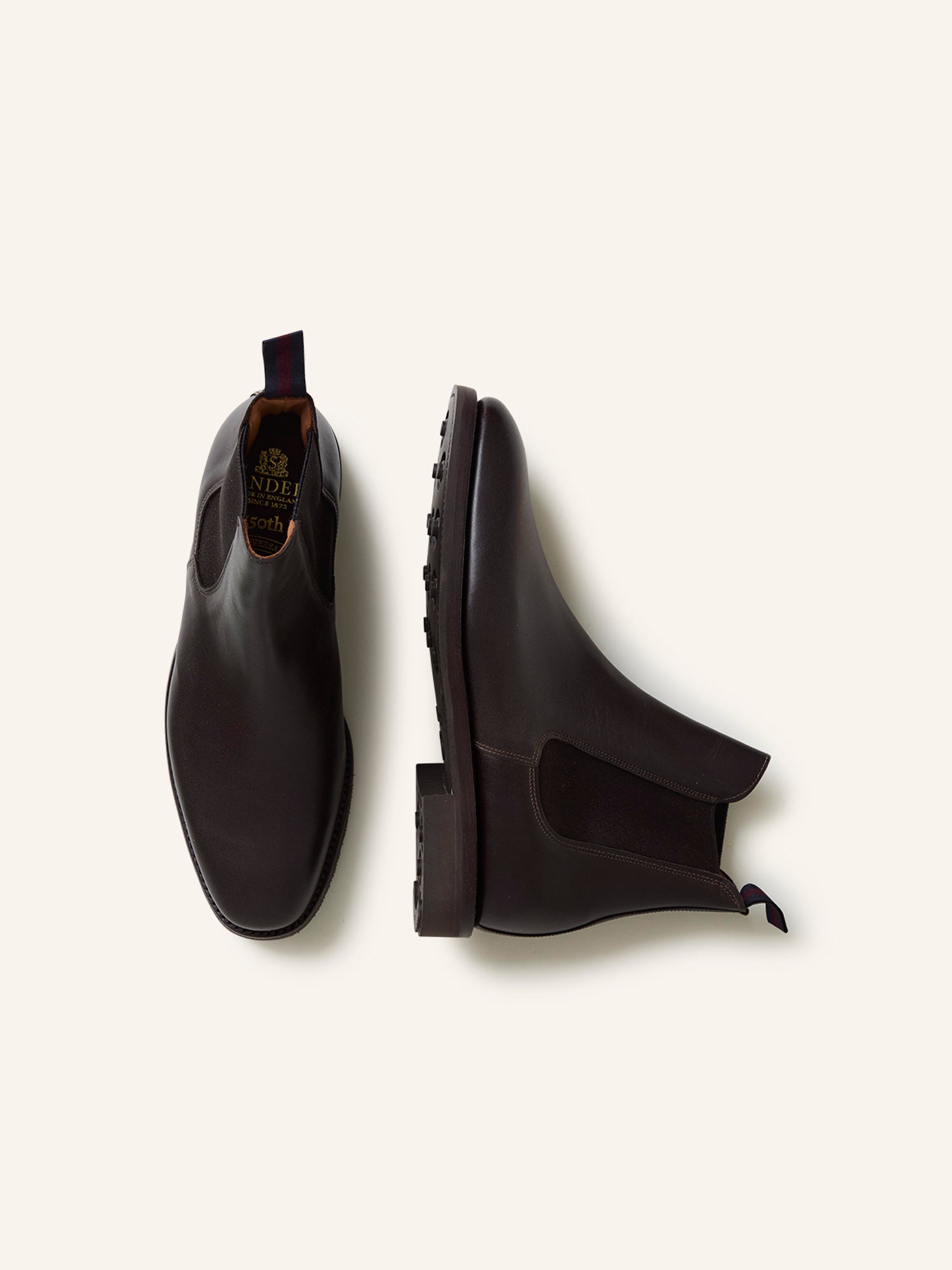 Liam Chelsea Boots Dk Brown Calf