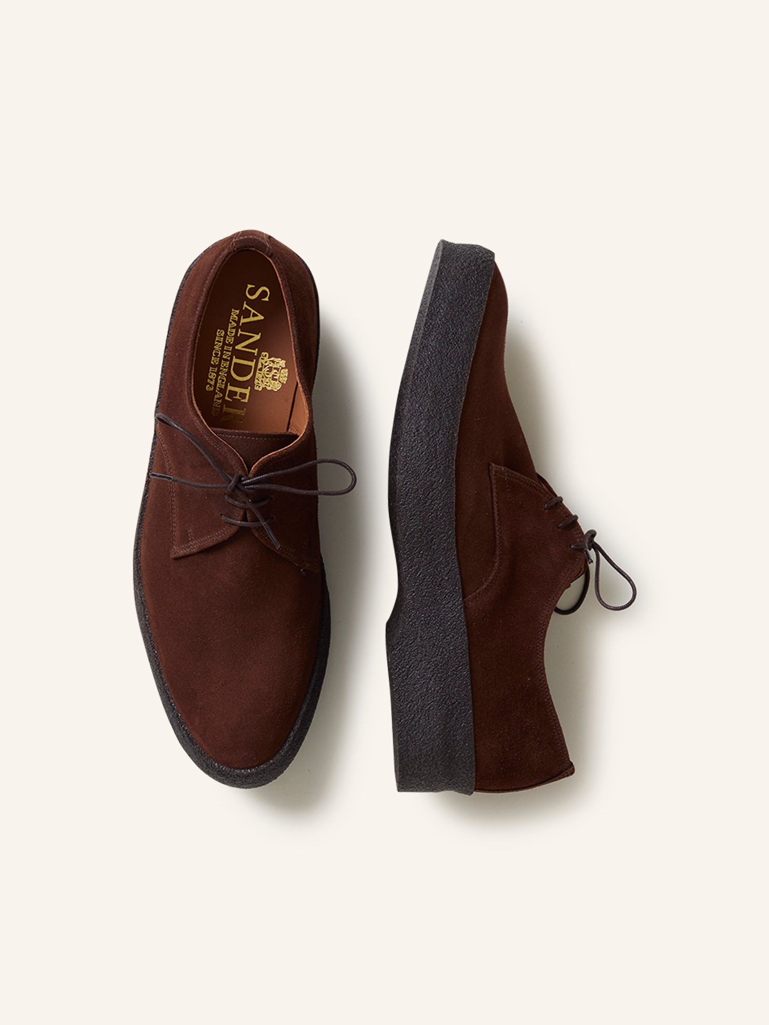 Lo-Top Suede Gibson Shoe Polo Snuff