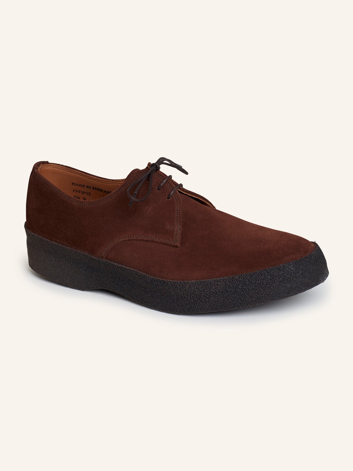 Lo-Top Suede Gibson Shoe Polo Snuff