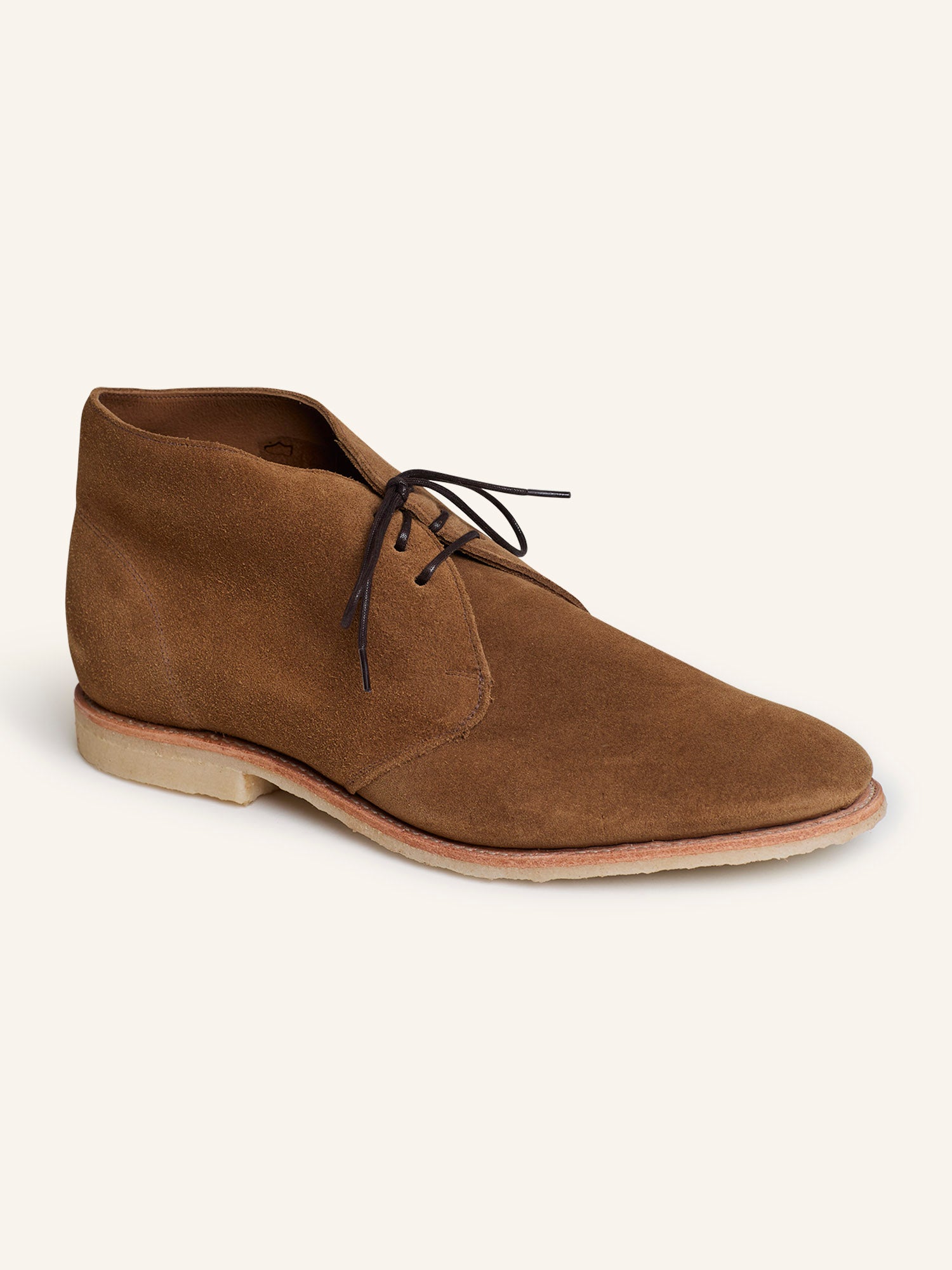 Marvin Unlined Chukka Boot Tobacco Reversed Calf