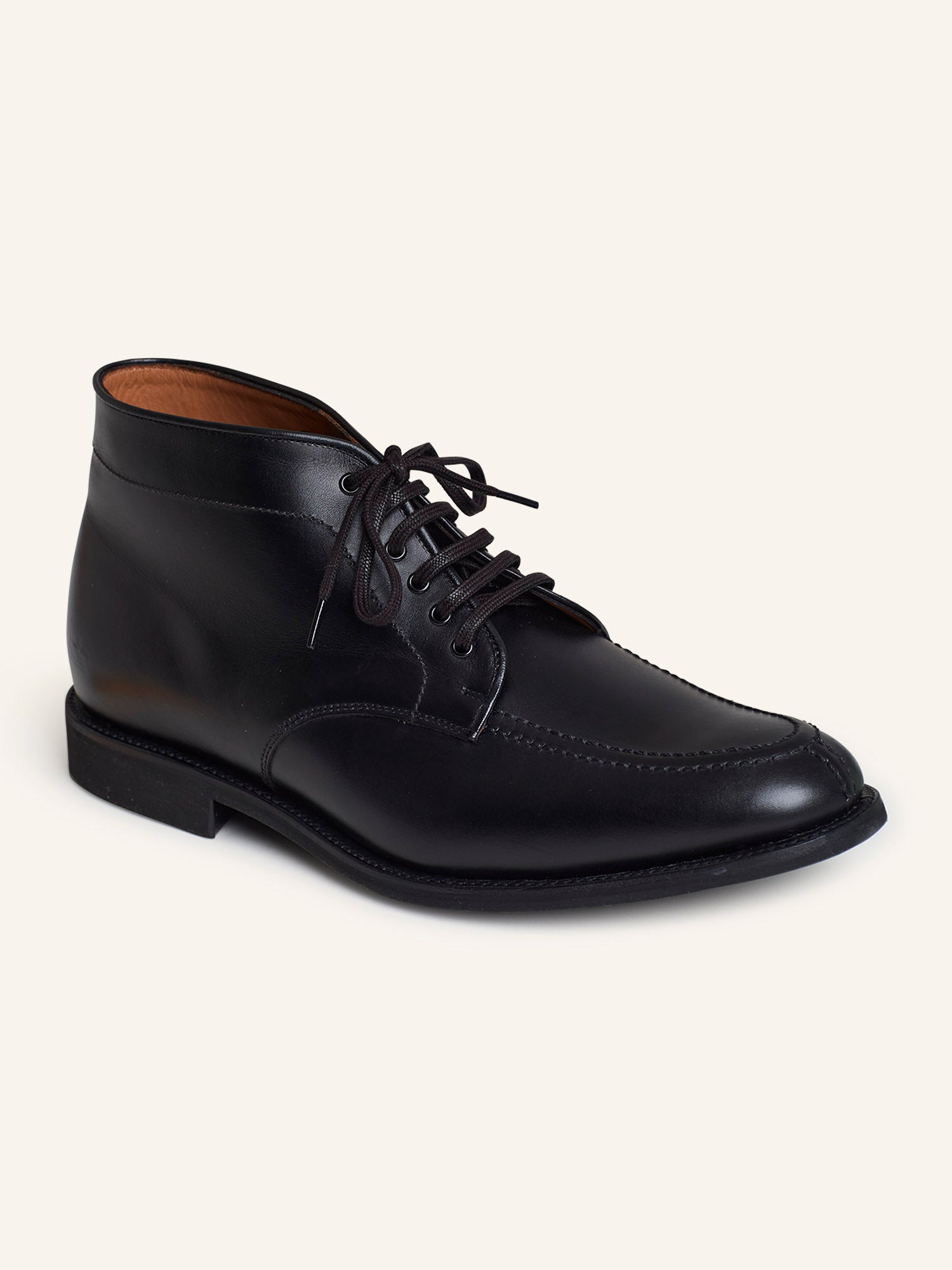 Military Collection Apron Chukka Boots Black