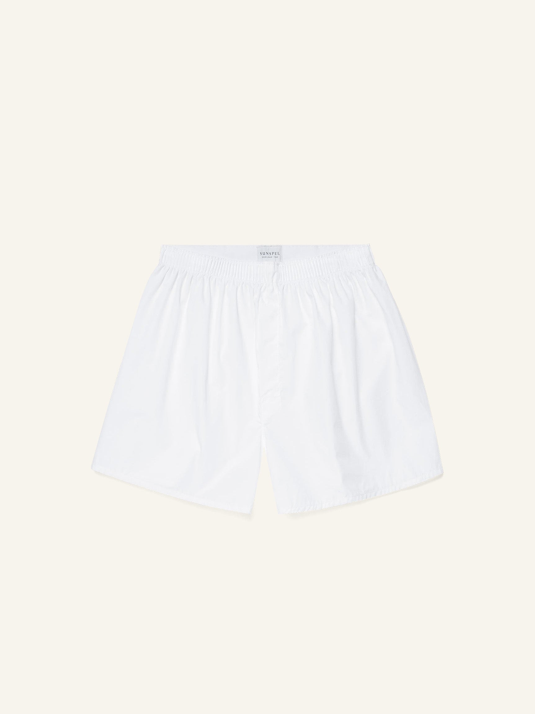 Poplin Boxer Shorts White