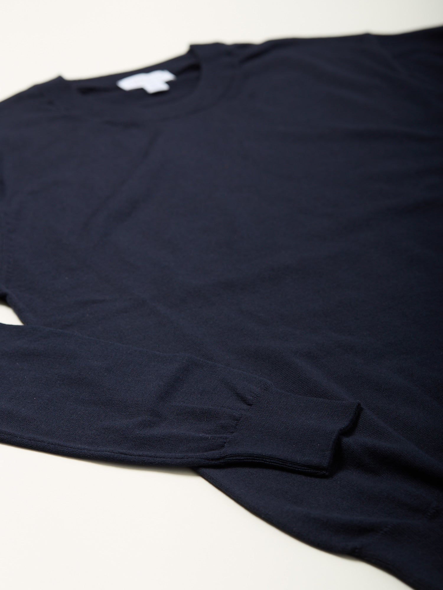 Fine Cotton Crew Navy