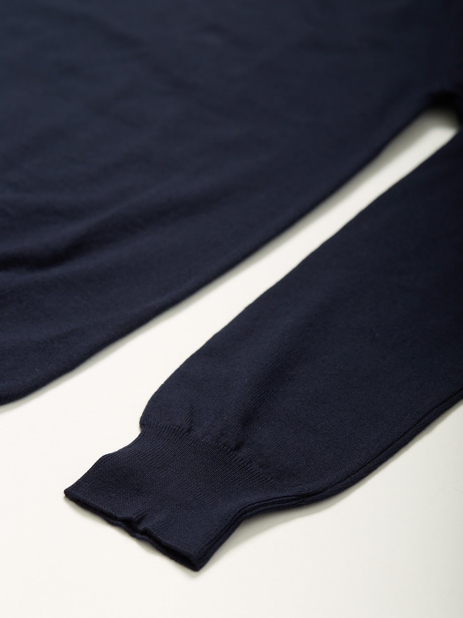 Fine Cotton Crew Navy