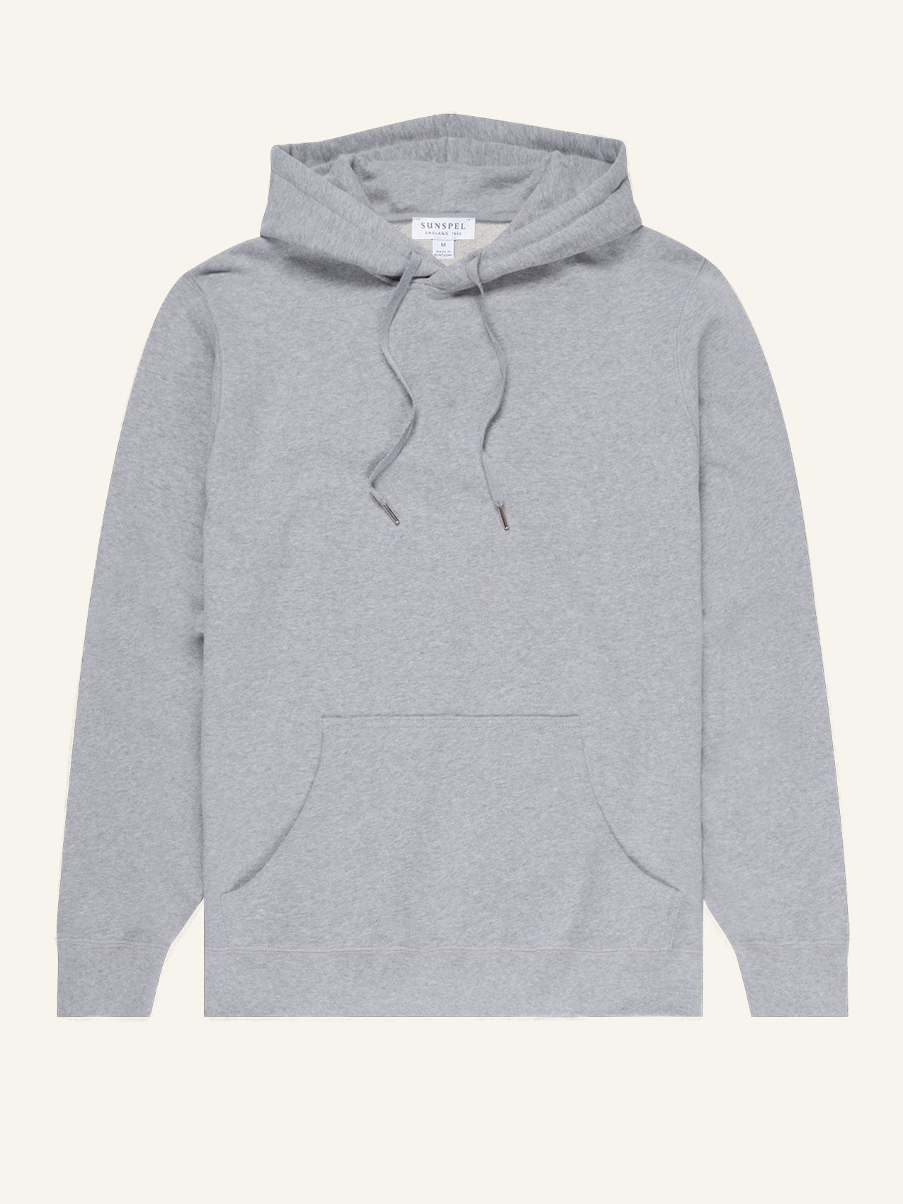 Loopback Hoodie Grey Melange