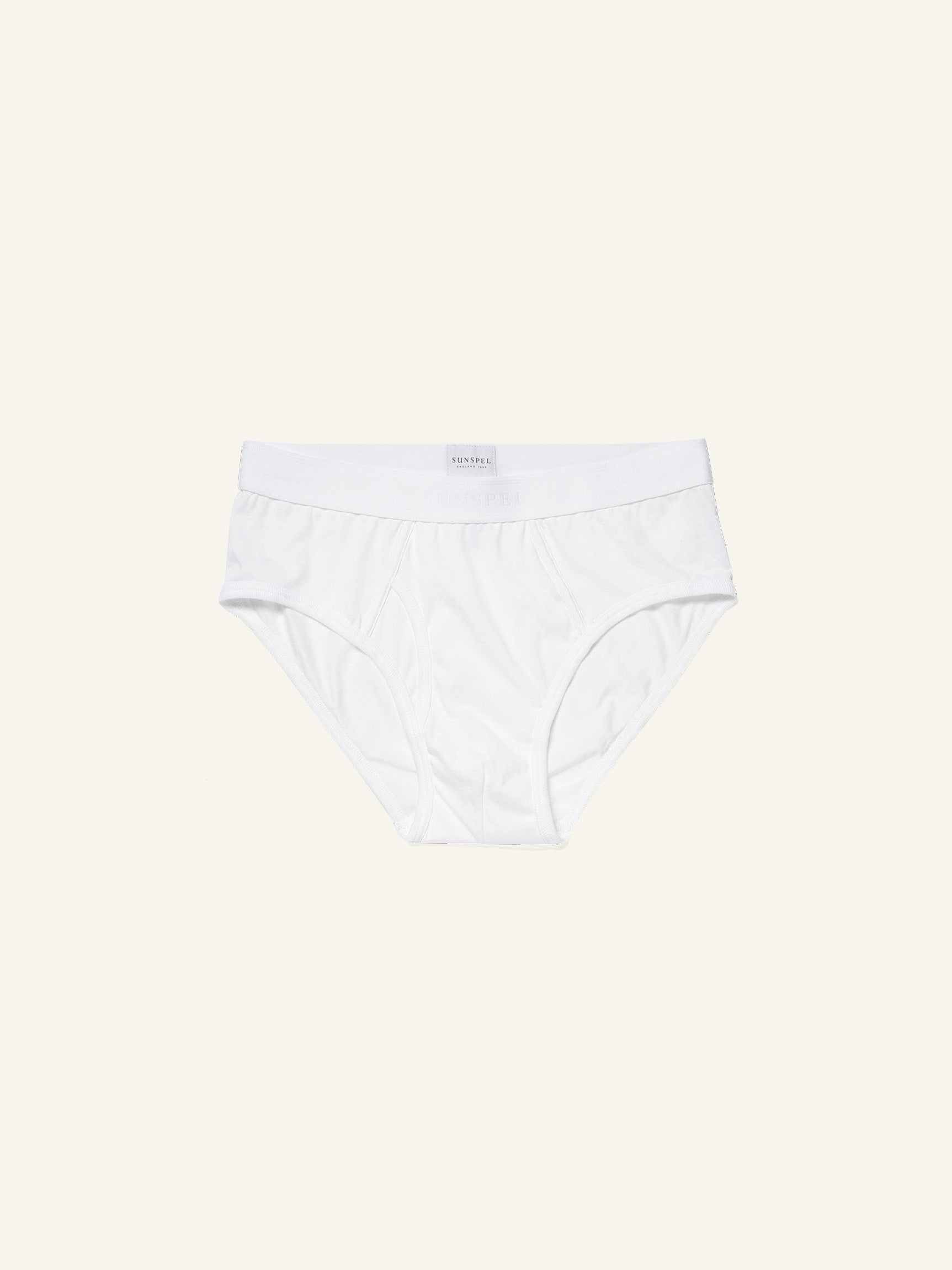 Superfine Cotton Briefs White