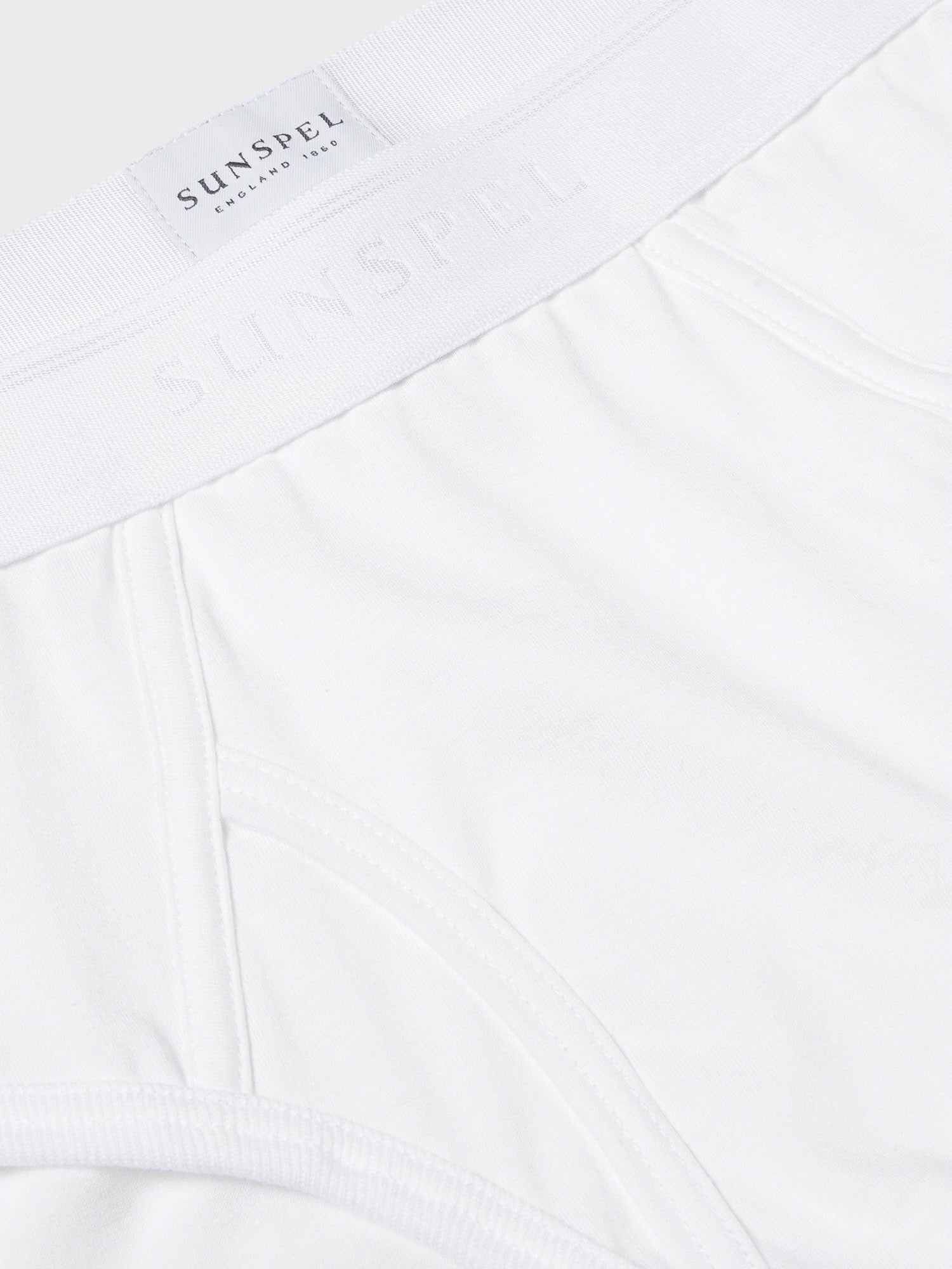 Superfine Cotton Briefs White