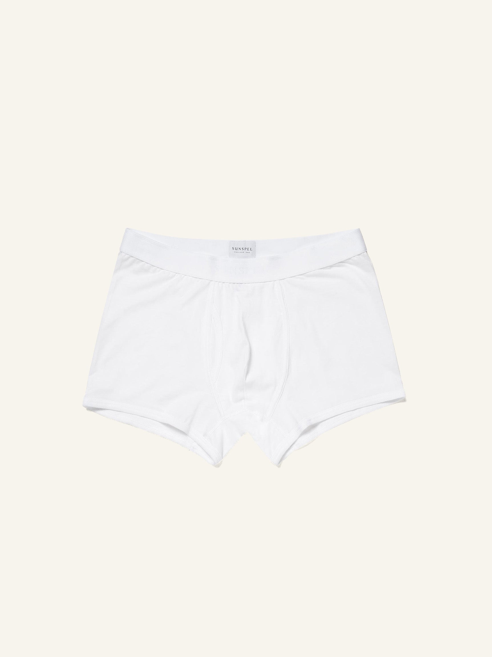 Superfine Cotton Trunks White