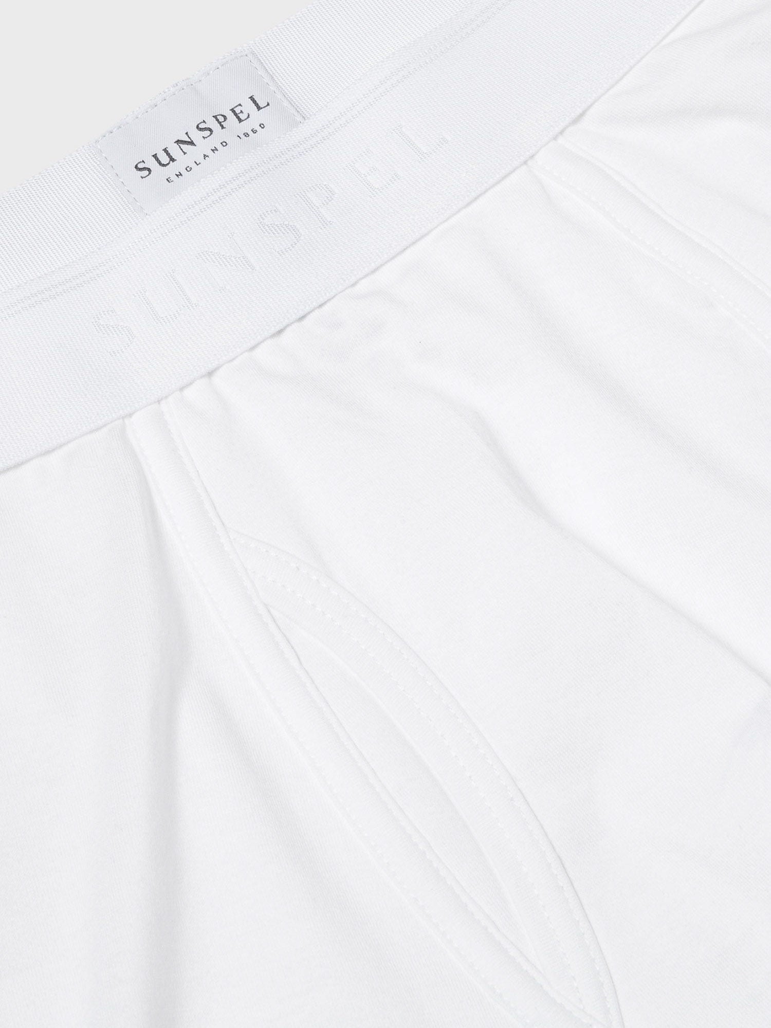 Superfine Cotton Trunks White