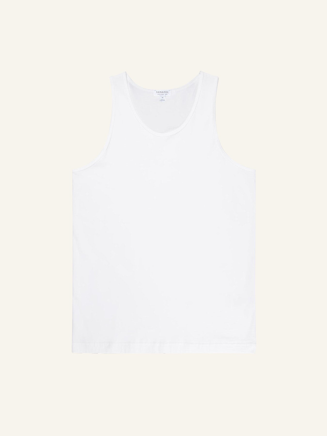 Superfine Cotton Vest White