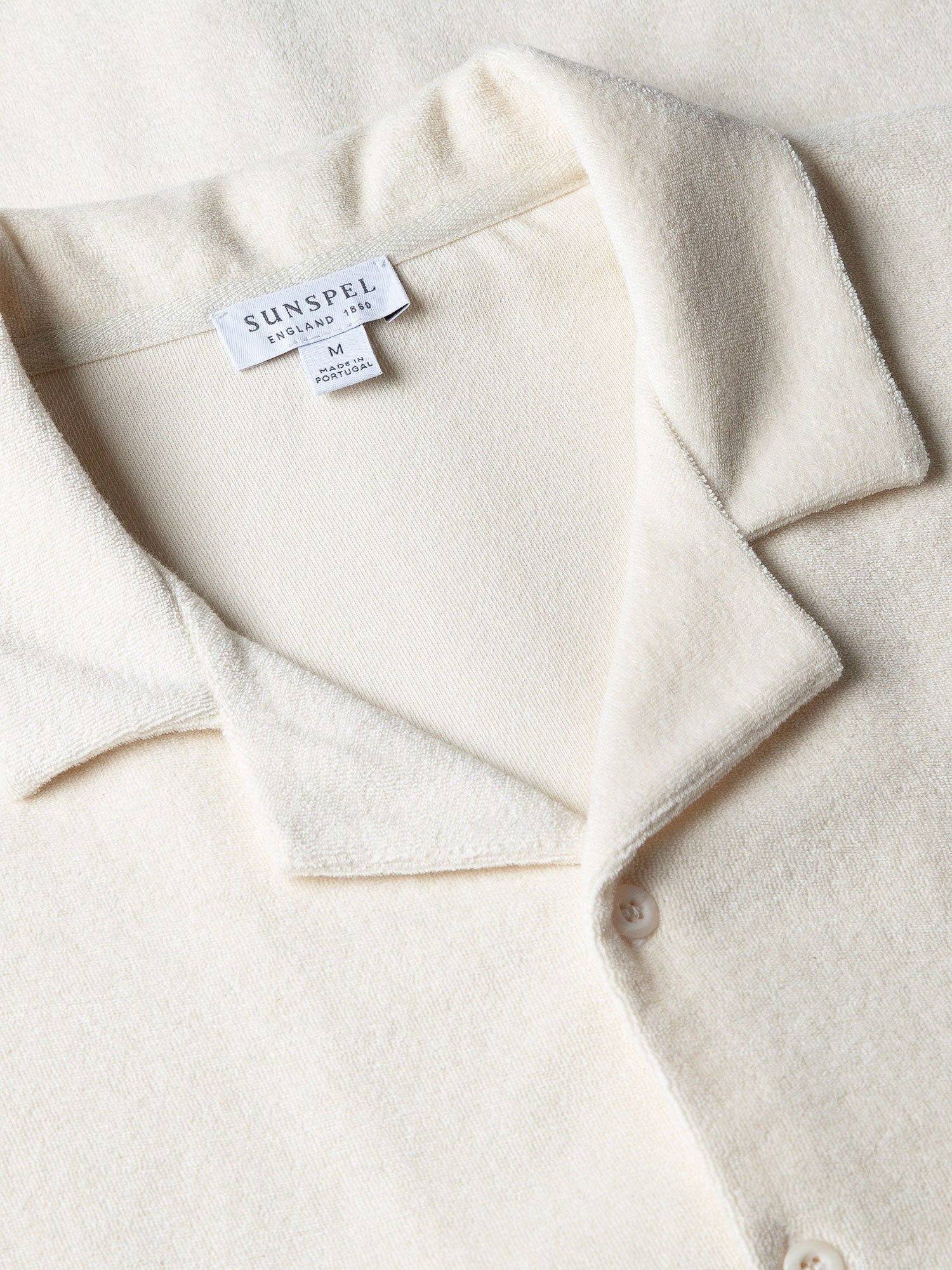 Terry Camp Collar Shirt Undyed