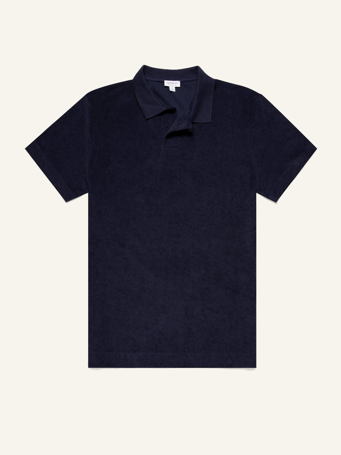 Terry Polo Shirt Navy