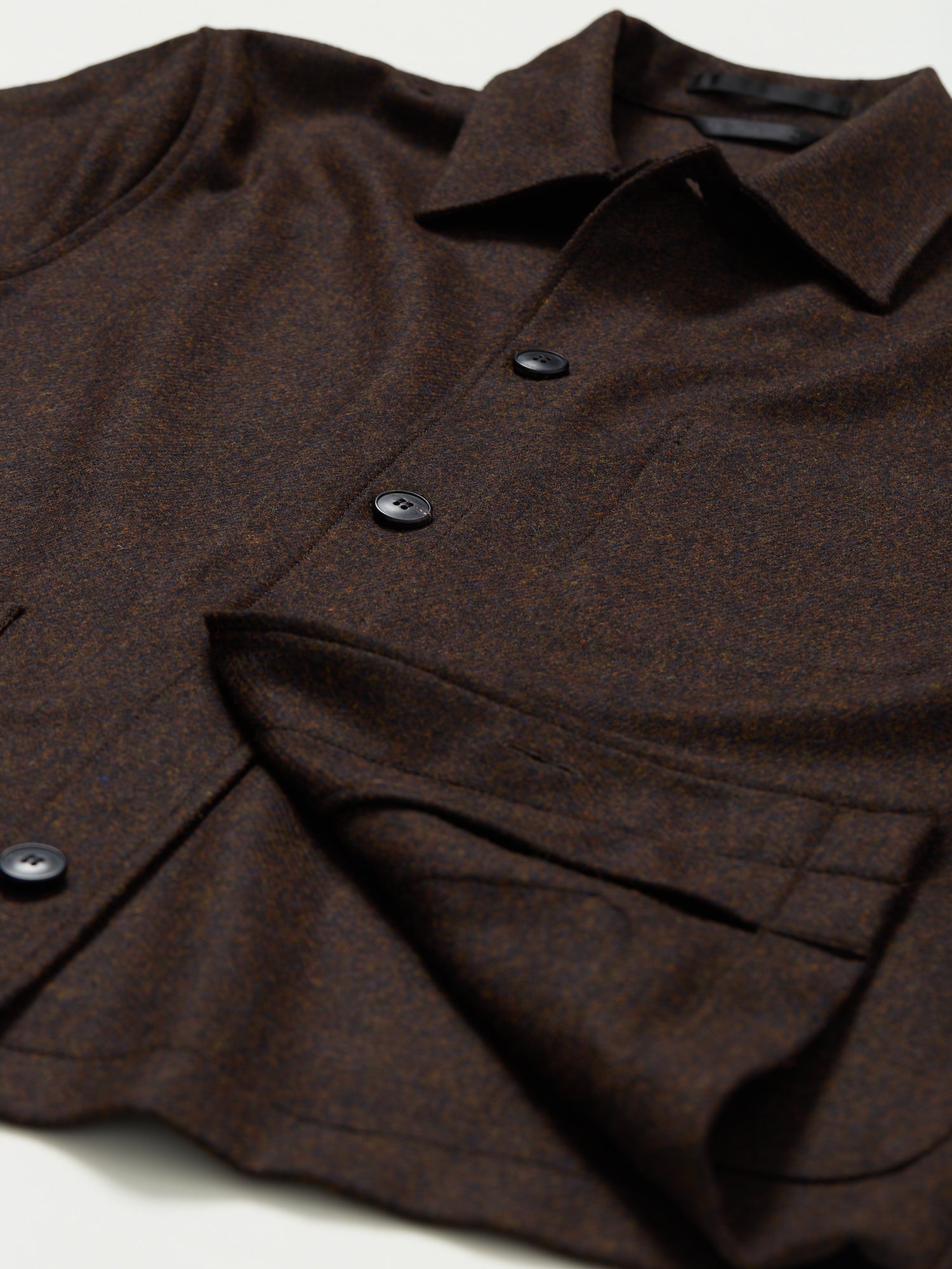 Wool Twin Pocket Jacket Truffle