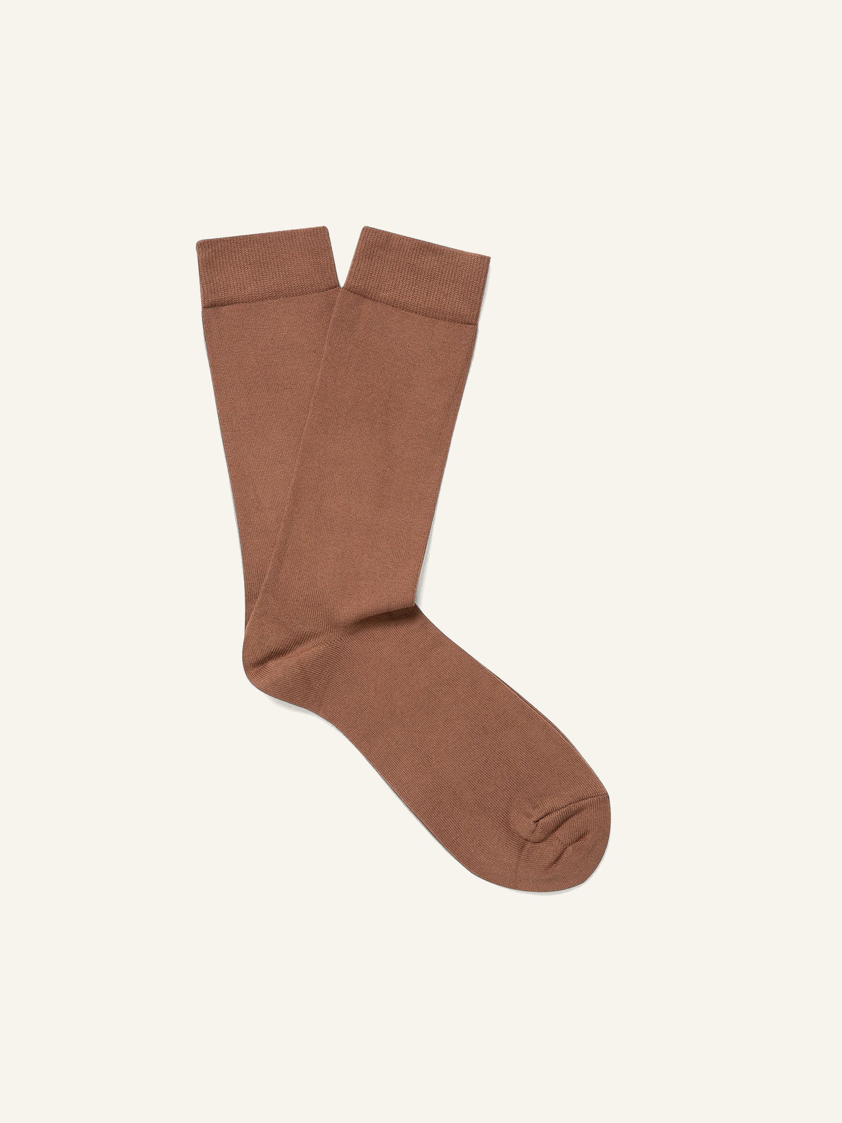 Cotton Socks Dark Sand