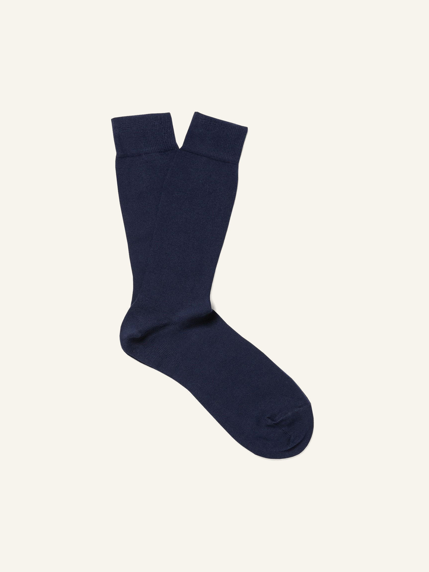 Cotton Socks Navy