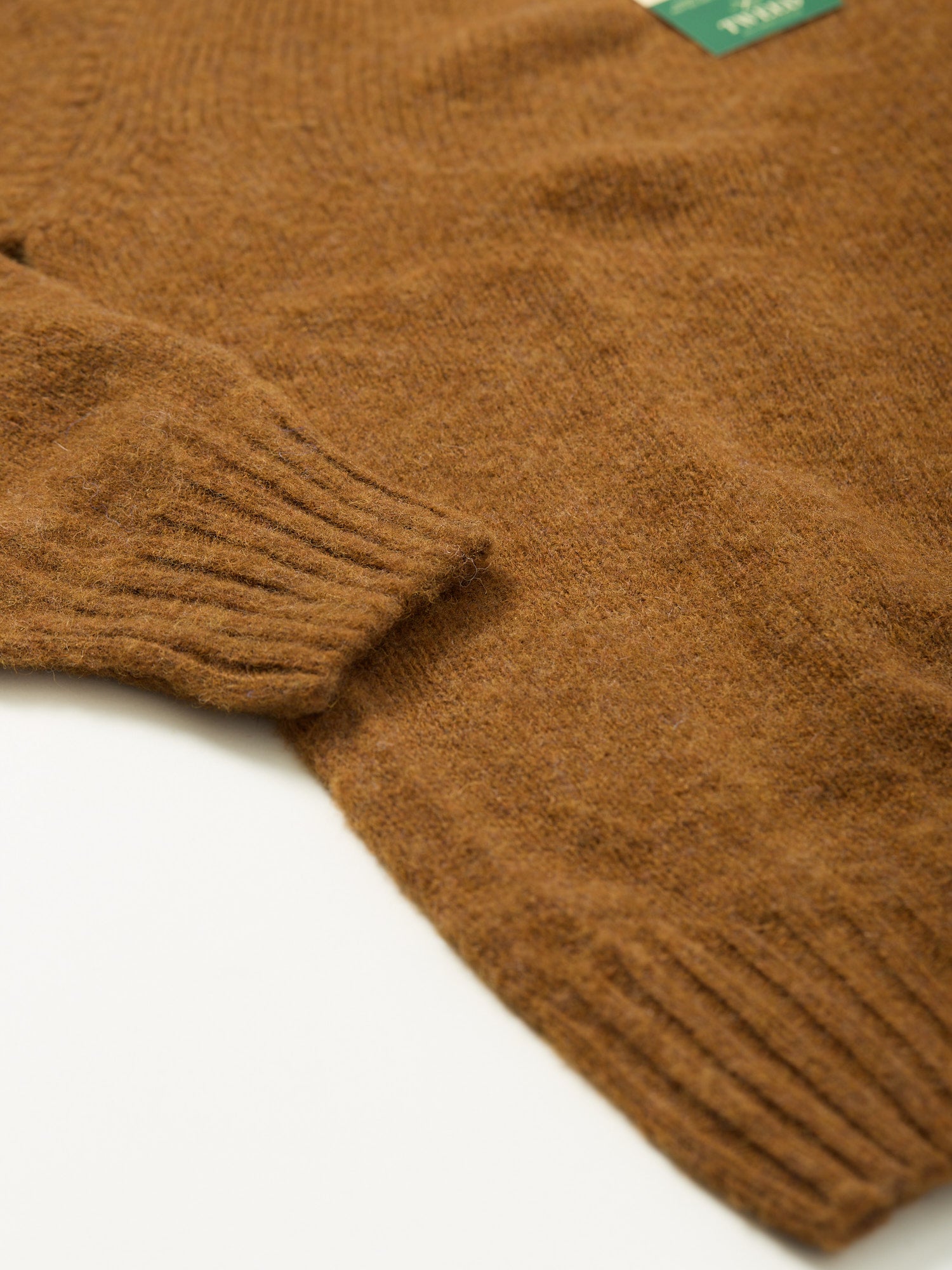 The Shagadelic Brushed Shetland Crewneck Pecan