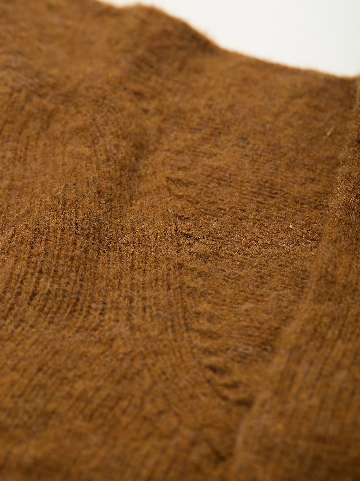 The Shagadelic Brushed Shetland Crewneck Pecan