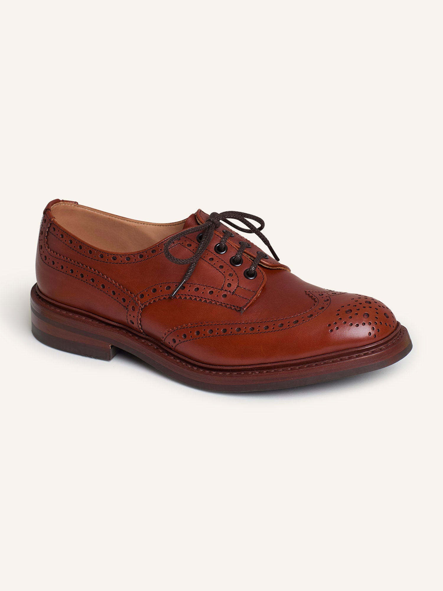 Bourton Country Brogue Shoes Marron Antique Calf