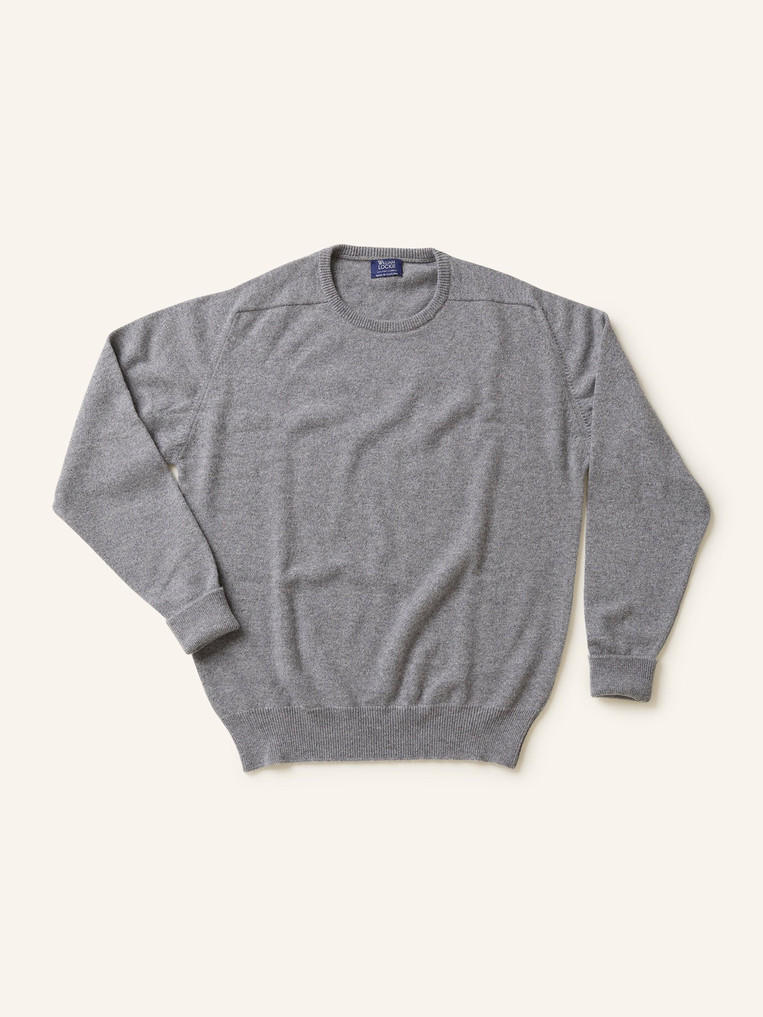 Cashmere Crew-neck Jumper Flannel