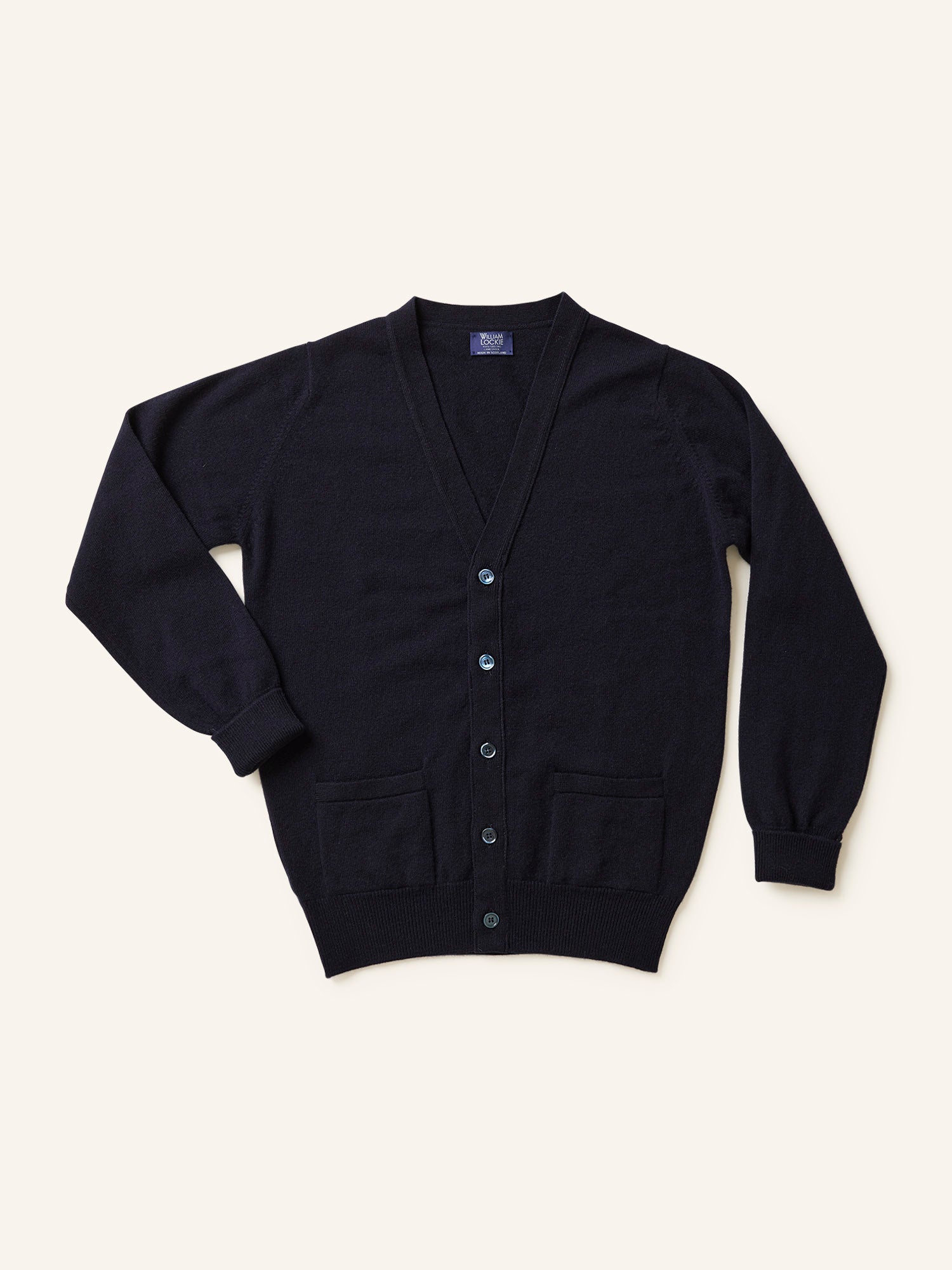 Lambswool Cardigan Navy