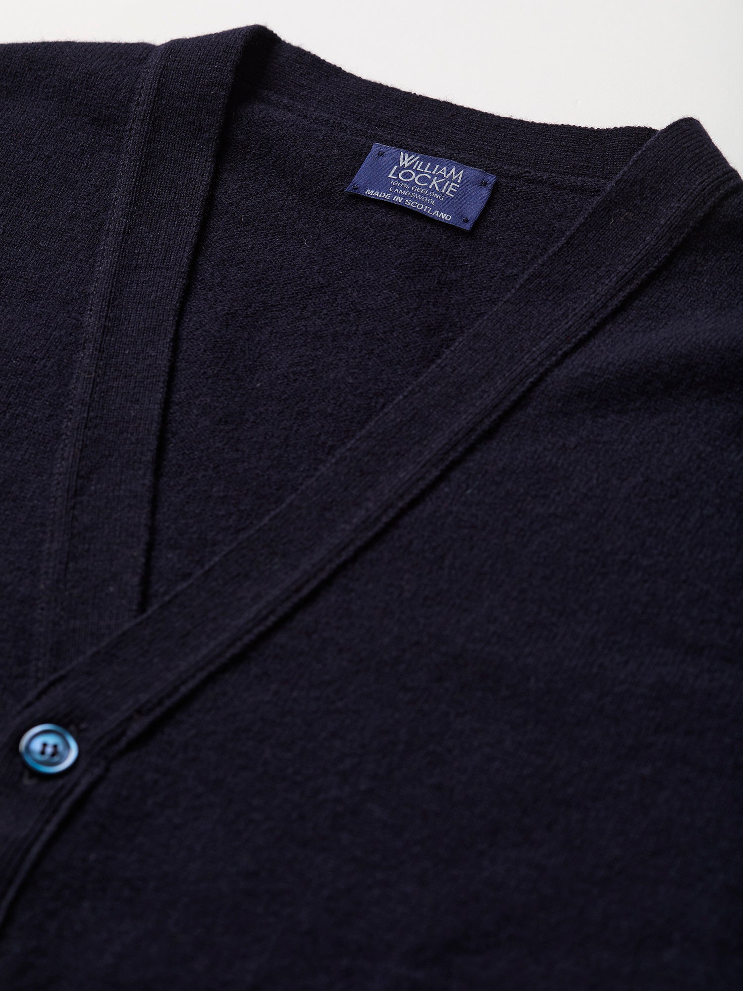 Lambswool Cardigan Navy