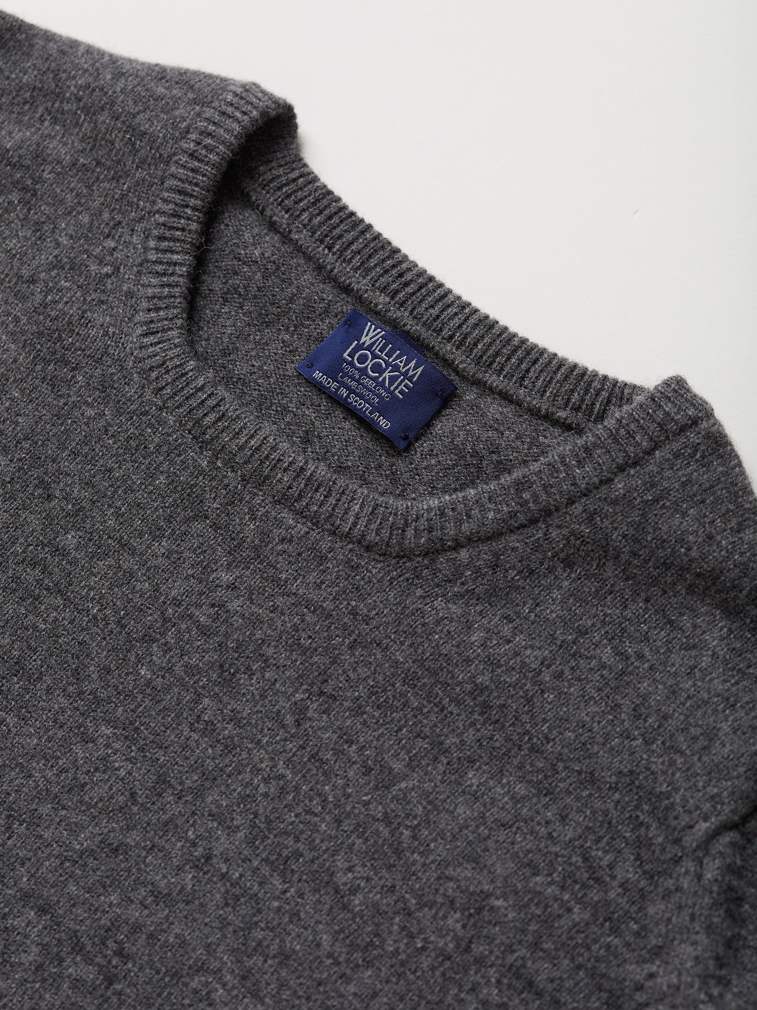 Lambswool Crew Neck Jumper Cliff