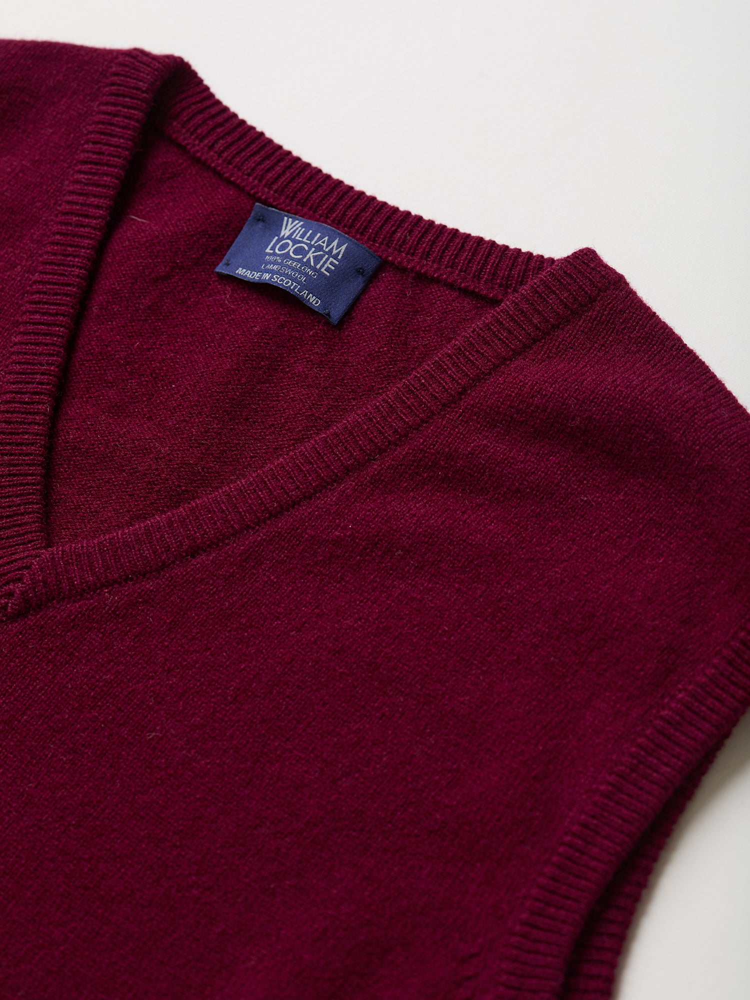 Lambswool Slip-over Bordeaux