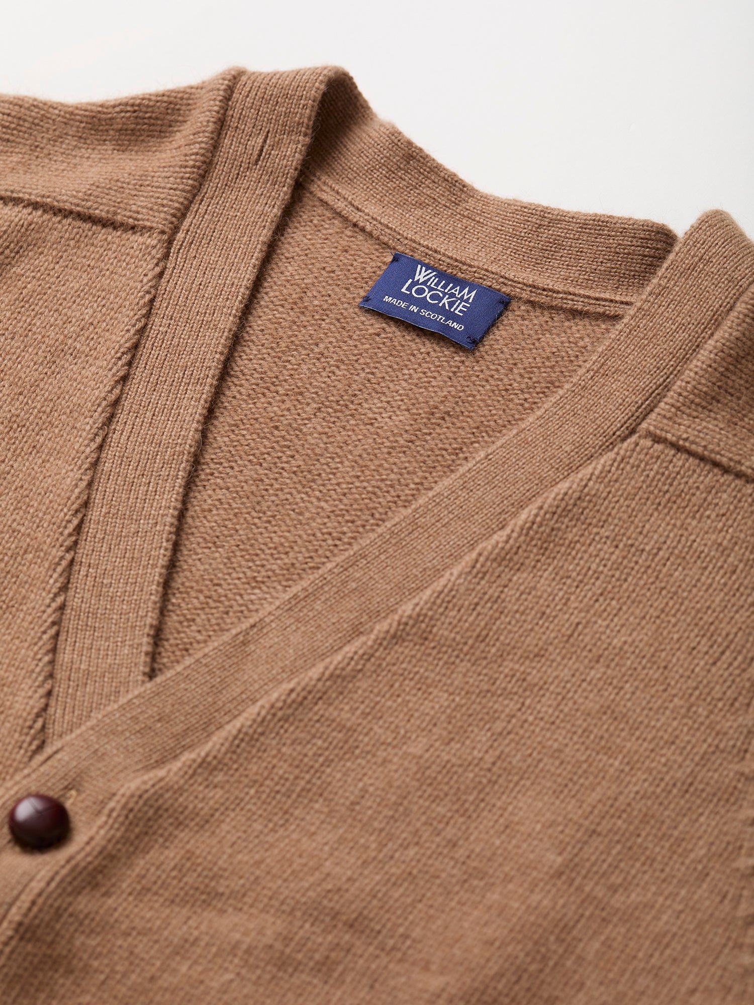 Camel Hair 4-ply Cardigan