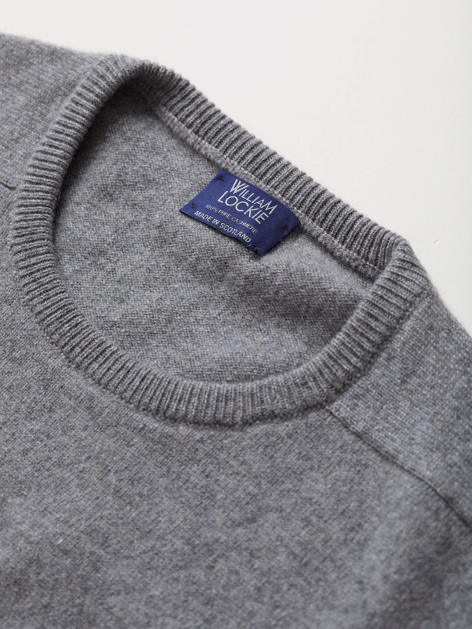 Cashmere Crew-neck Jumper Flannel