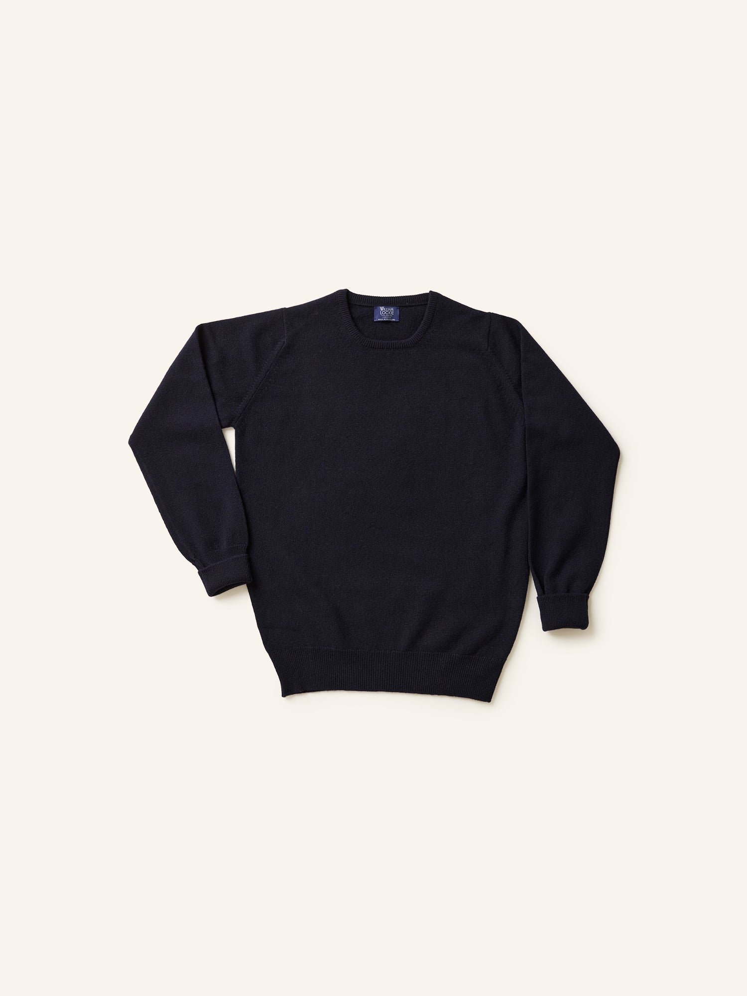 Lambswool Crew-neck Navy